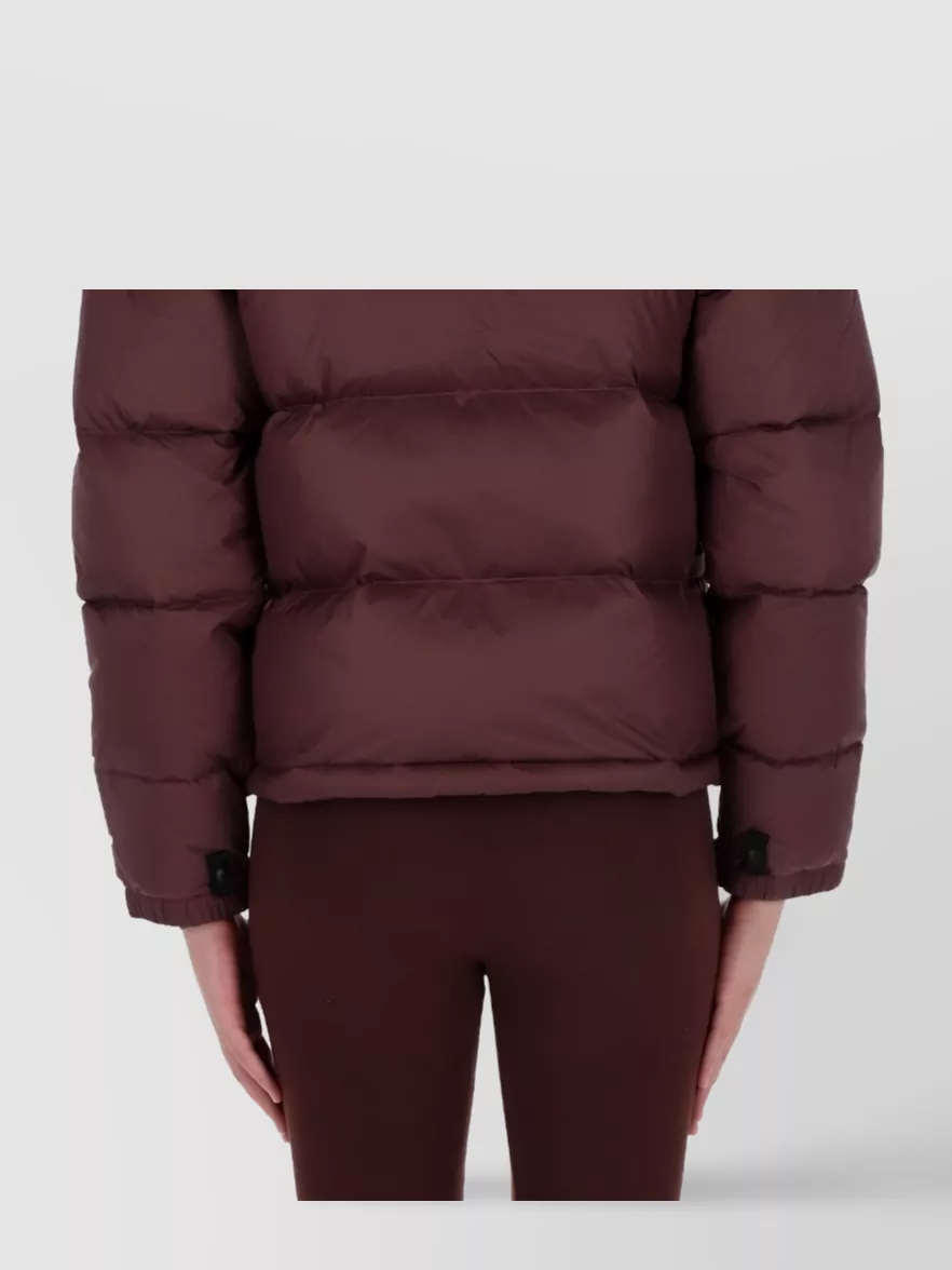 The North Face High Collar Puffer Jacket With Side Pockets