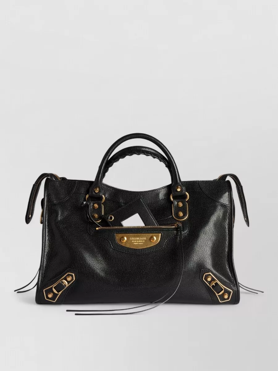 Balenciaga le city medium leather tote bag