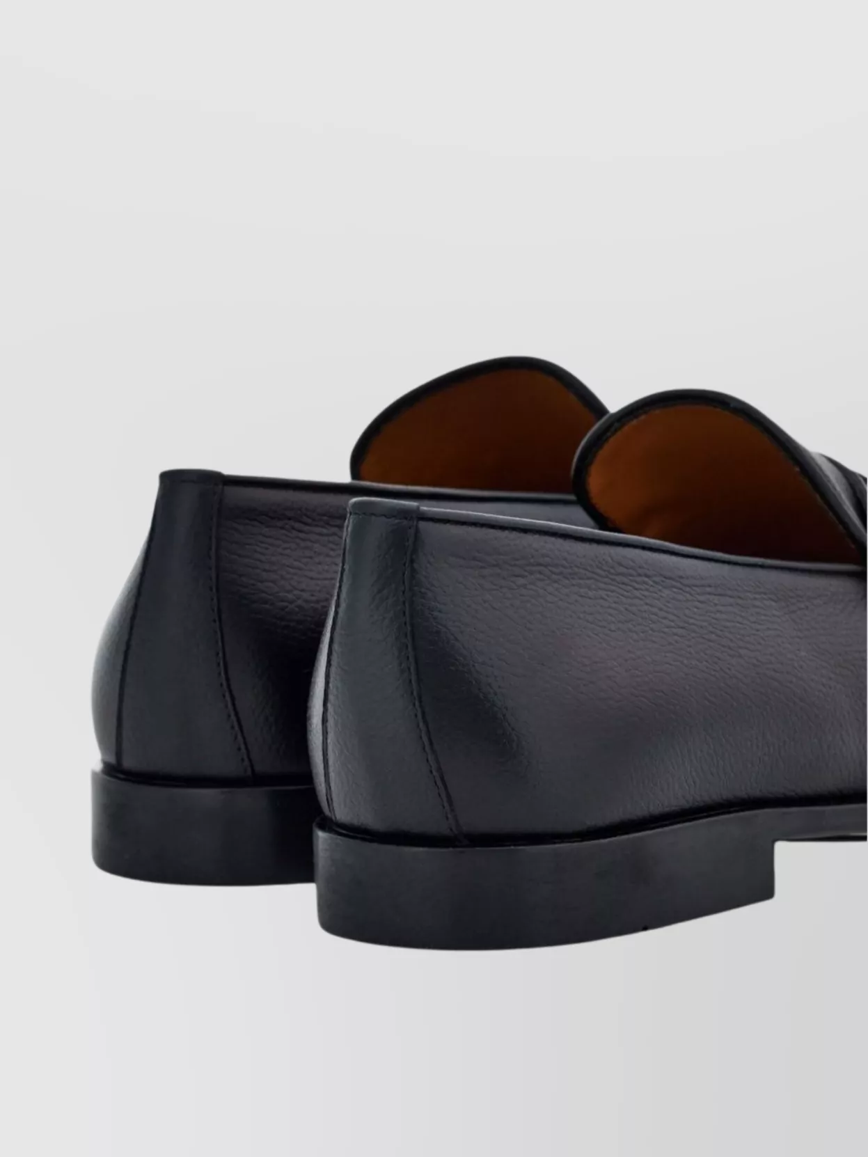 Ferragamo Gancini Loafers In Hammered Leather