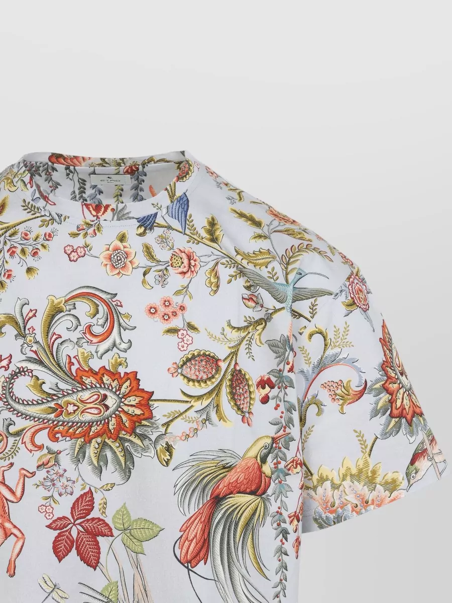 Etro Soho Floral T Shirt Short Sleeves
