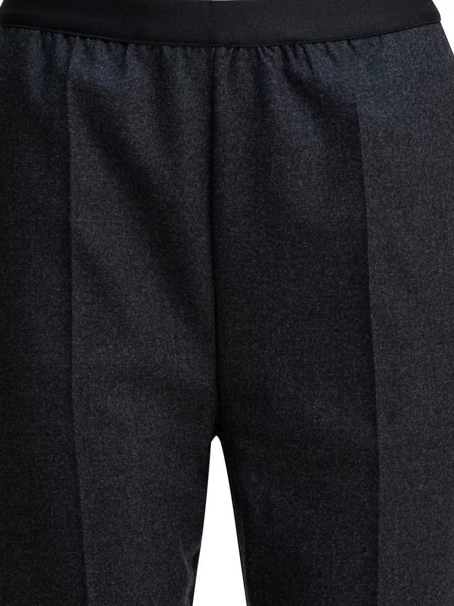 Maison Margiela Wool Tailored Trousers Straight Leg Pleated Front