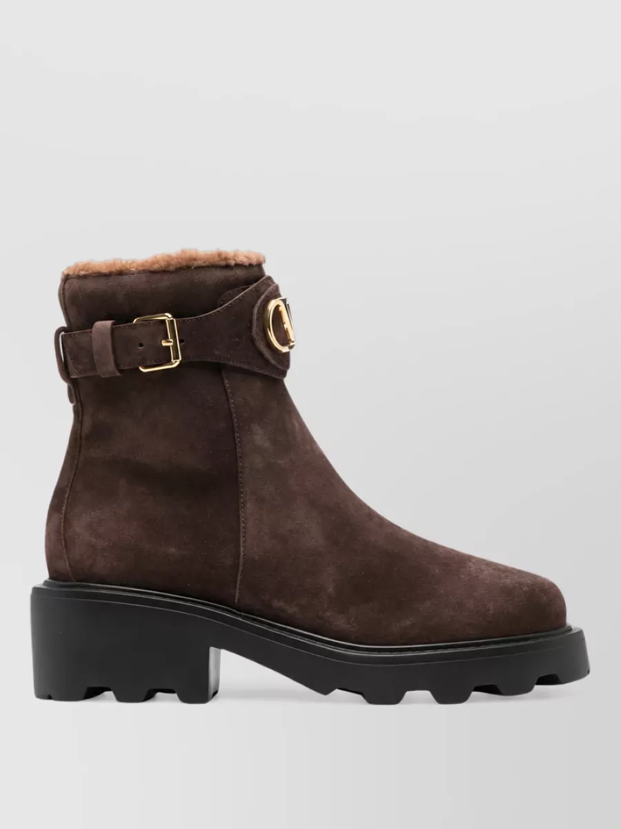 Valentino Suede ankle boots