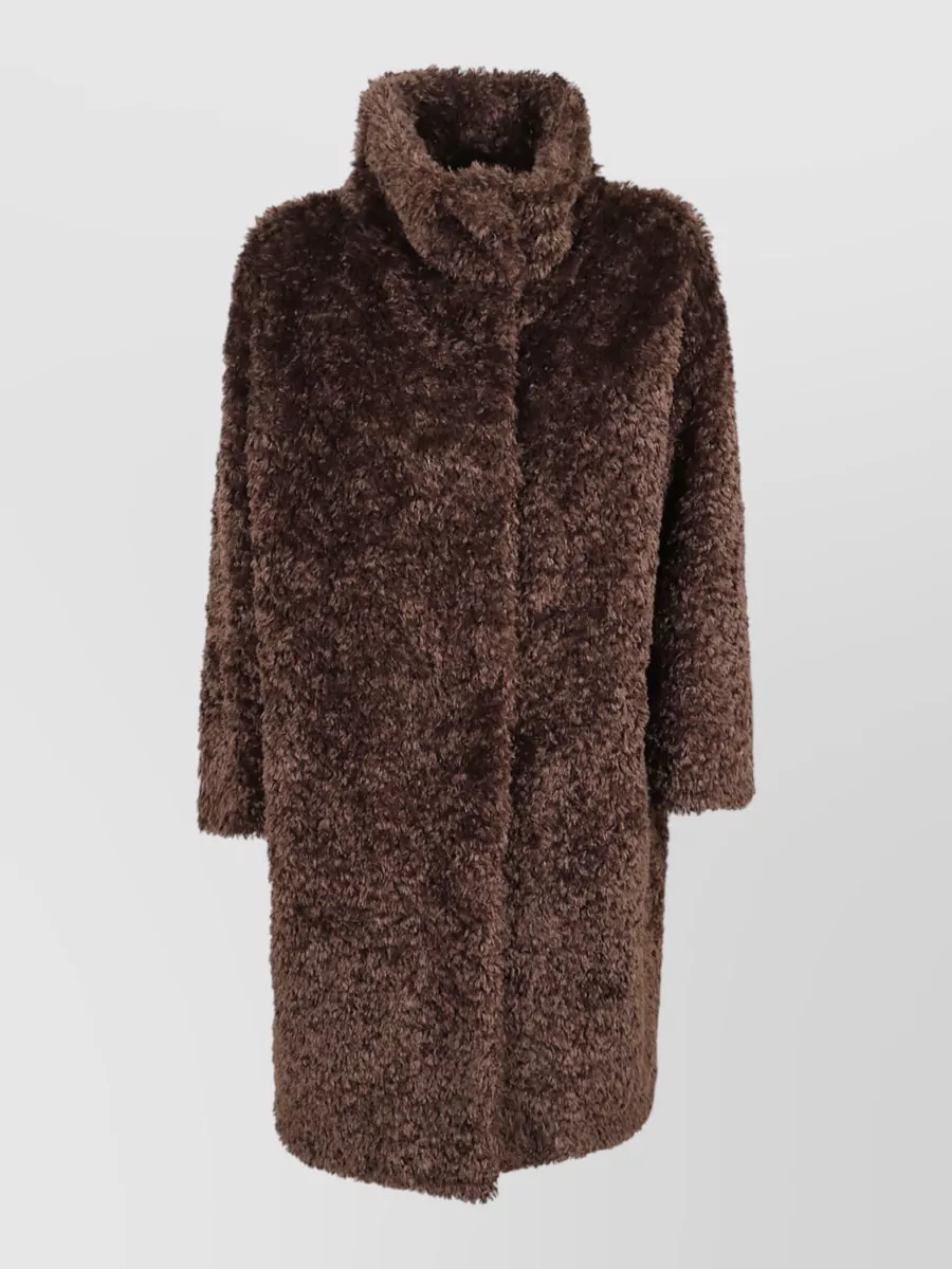 Herno curly faux fur jacket