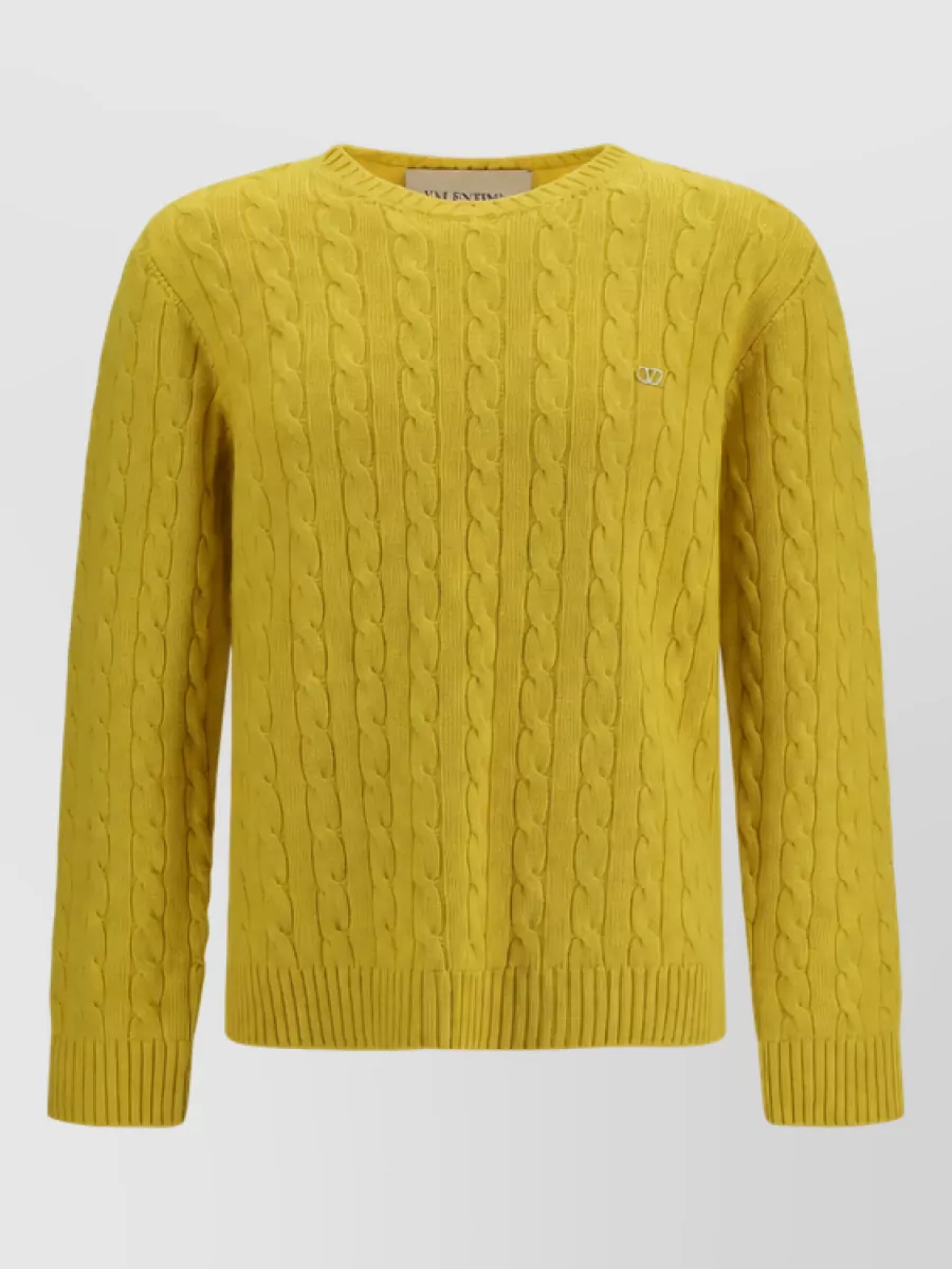 Valentino Garavani bicolor cashmere sweater