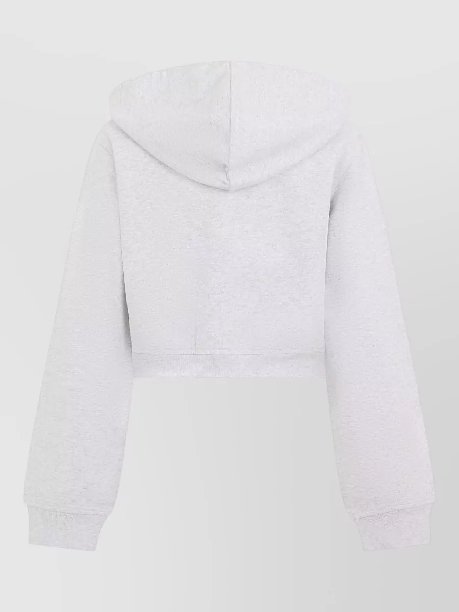 Alexander Wang Cropped Zip Hoodie