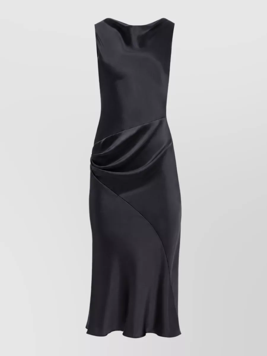 Nina Ricci silk knee-length midi dress