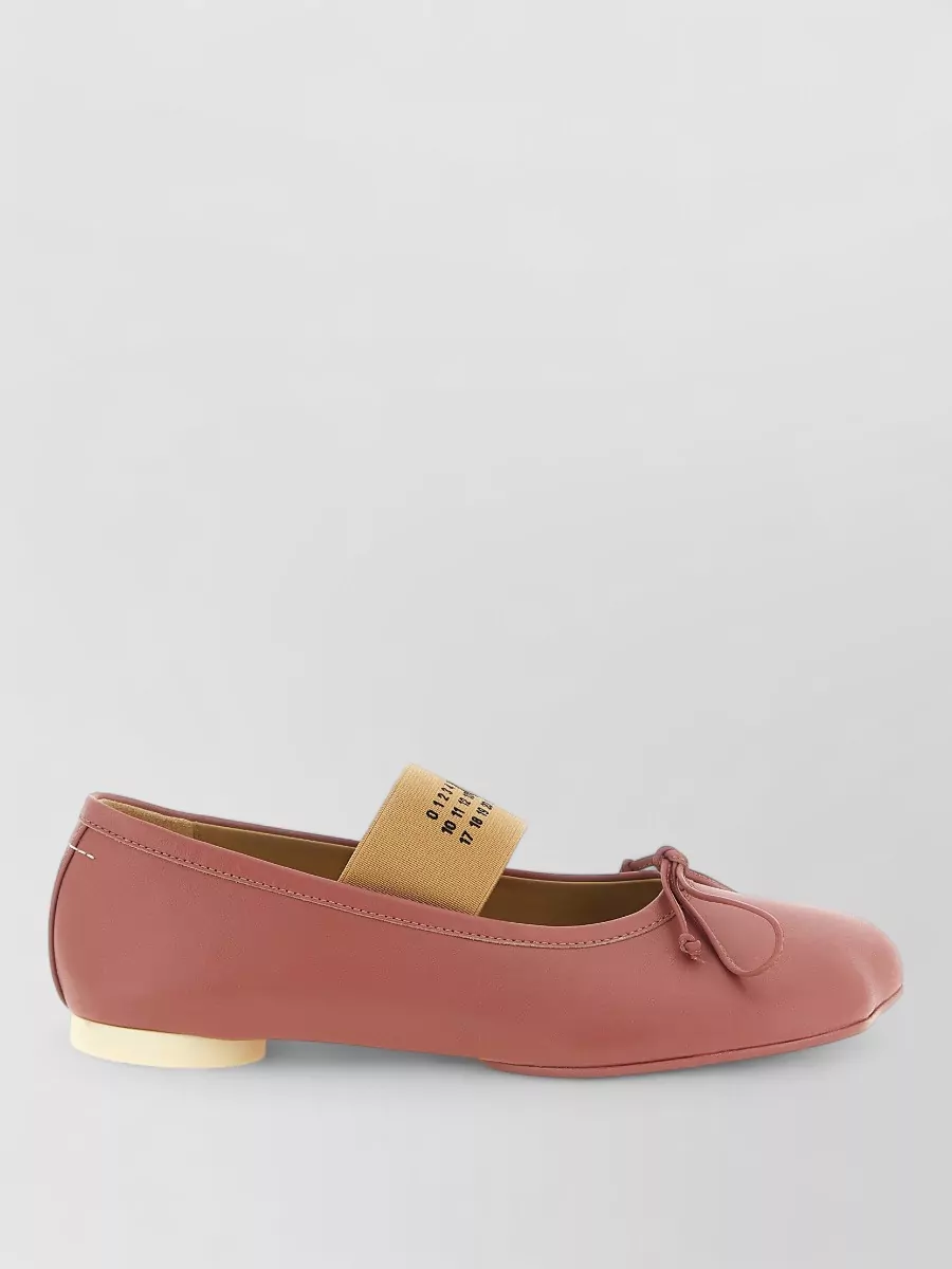 Mm6 Maison Margiela Leather Ballet Flats