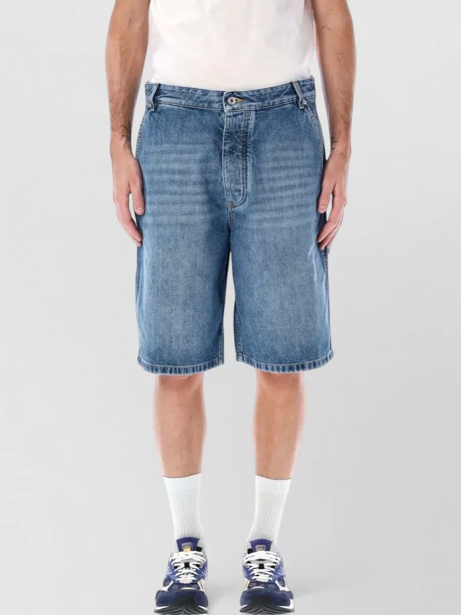 Bottega Veneta denim cargo shorts
