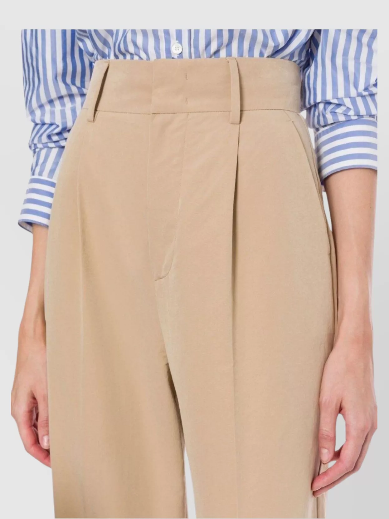 Philosophy Trousers Featuring Belt Loops And Wide Leg