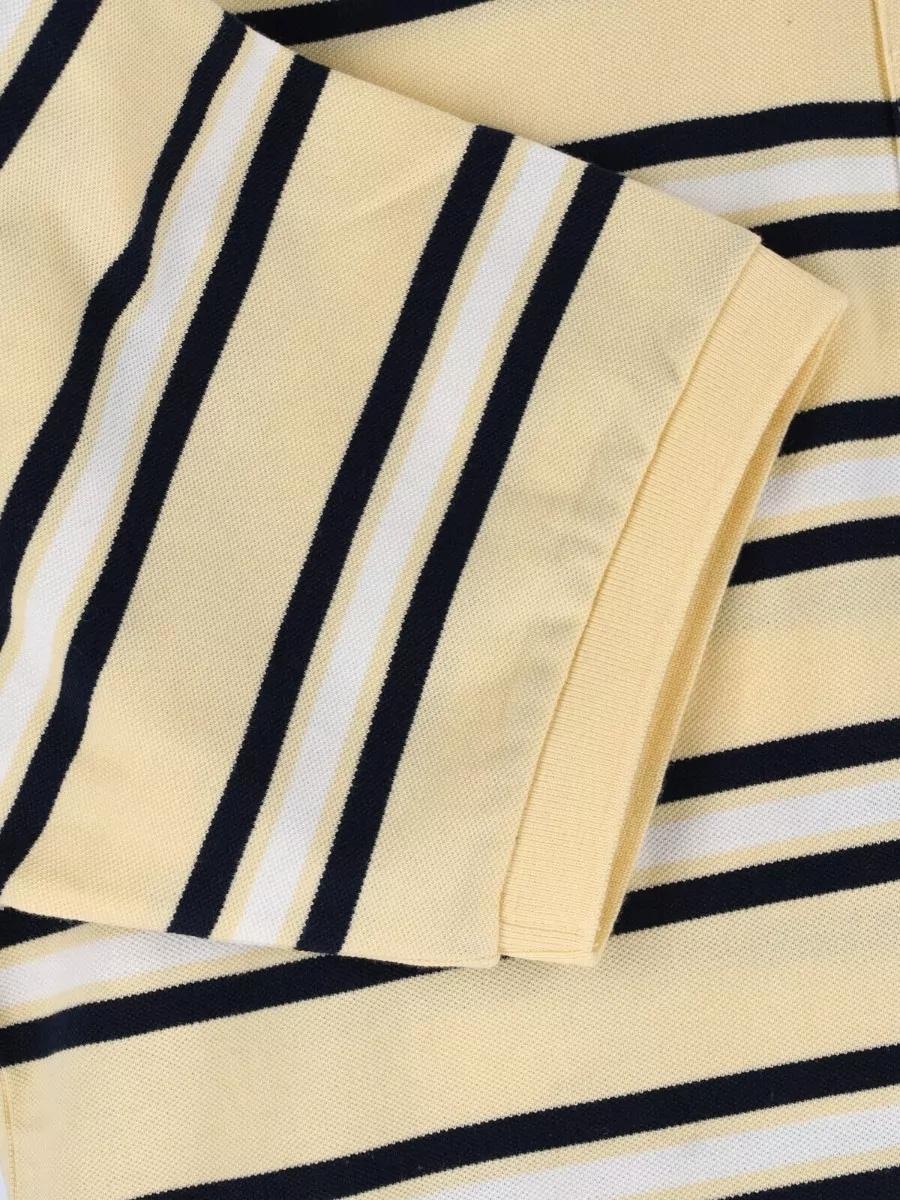 Dunst Striped Short-Sleeve Polo Shirt