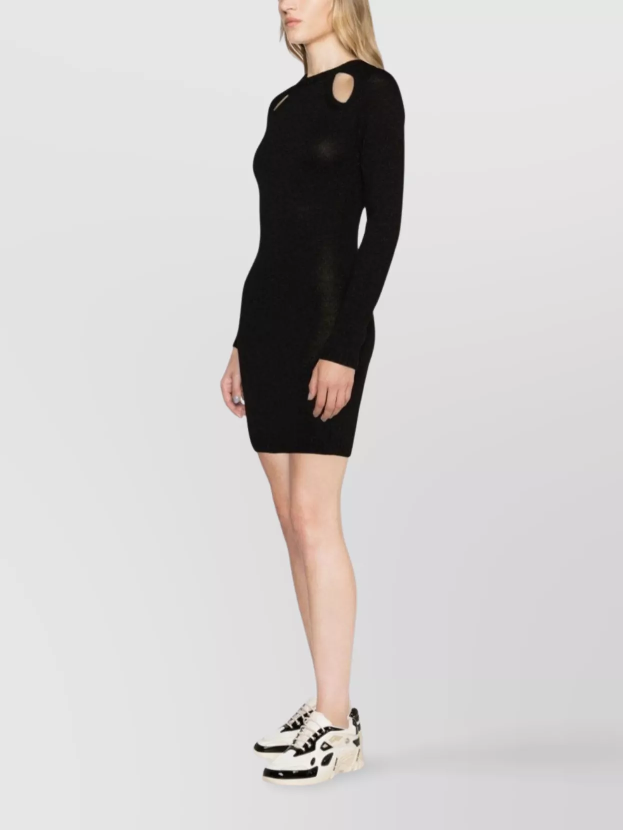 Chiara Ferragni Dress With Cut-Out Design And Ribbed Cuffs