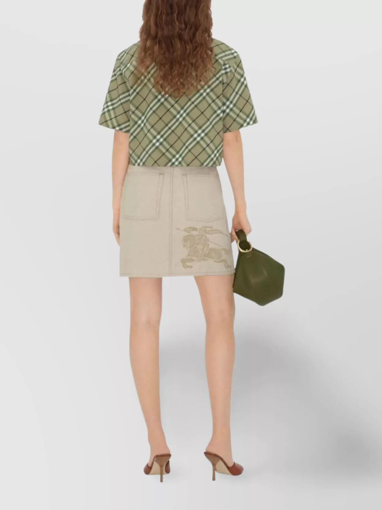 Burberry Saxon Cropped Shirt Clothing