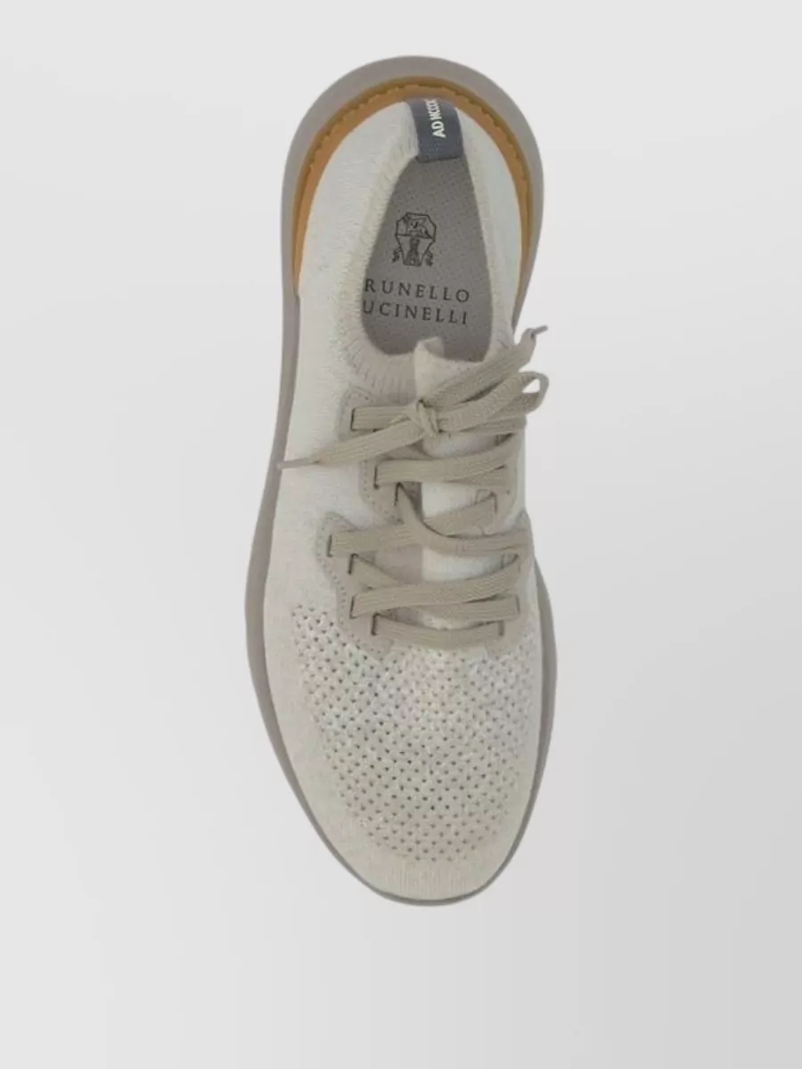 Brunello Cucinelli Cotton Low-Top Sneakers