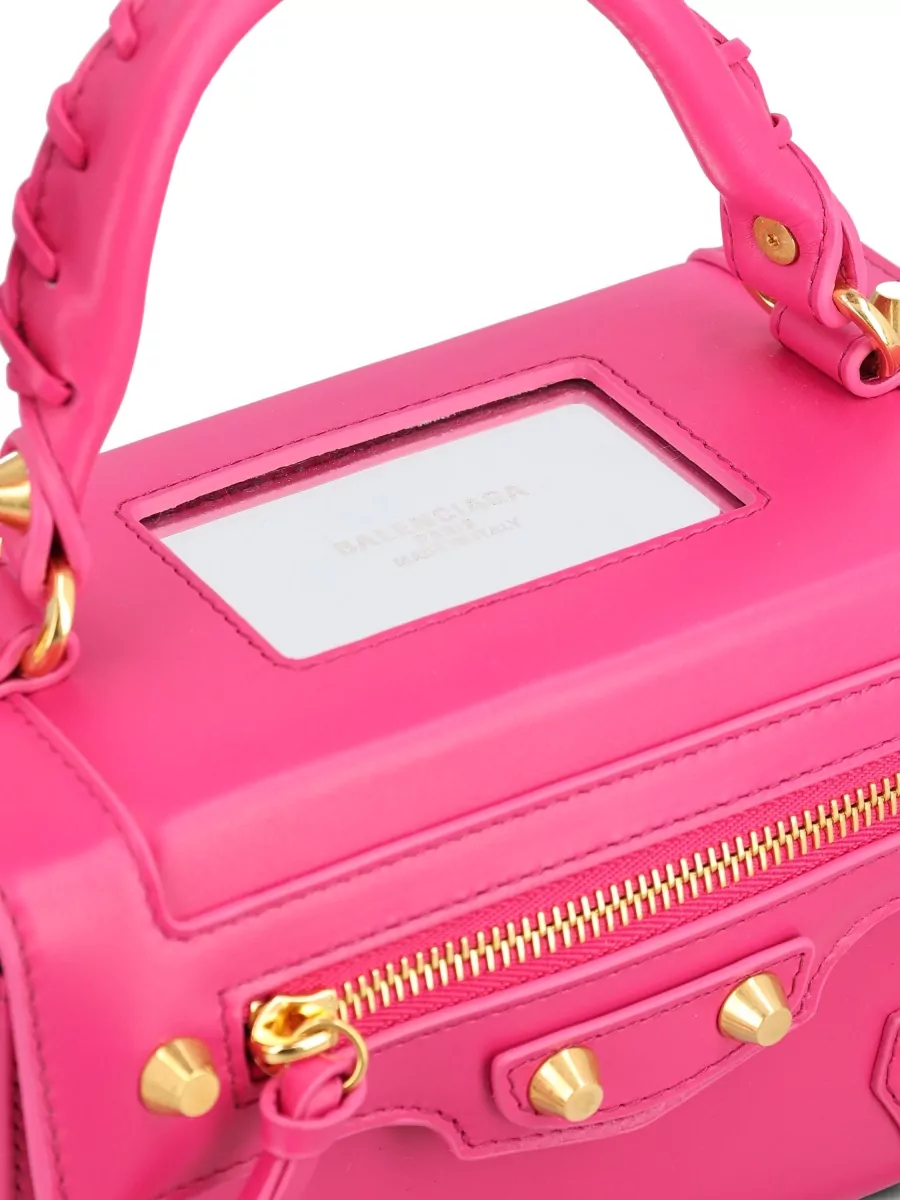Balenciaga Le City Mini Leather Shoulder Bag