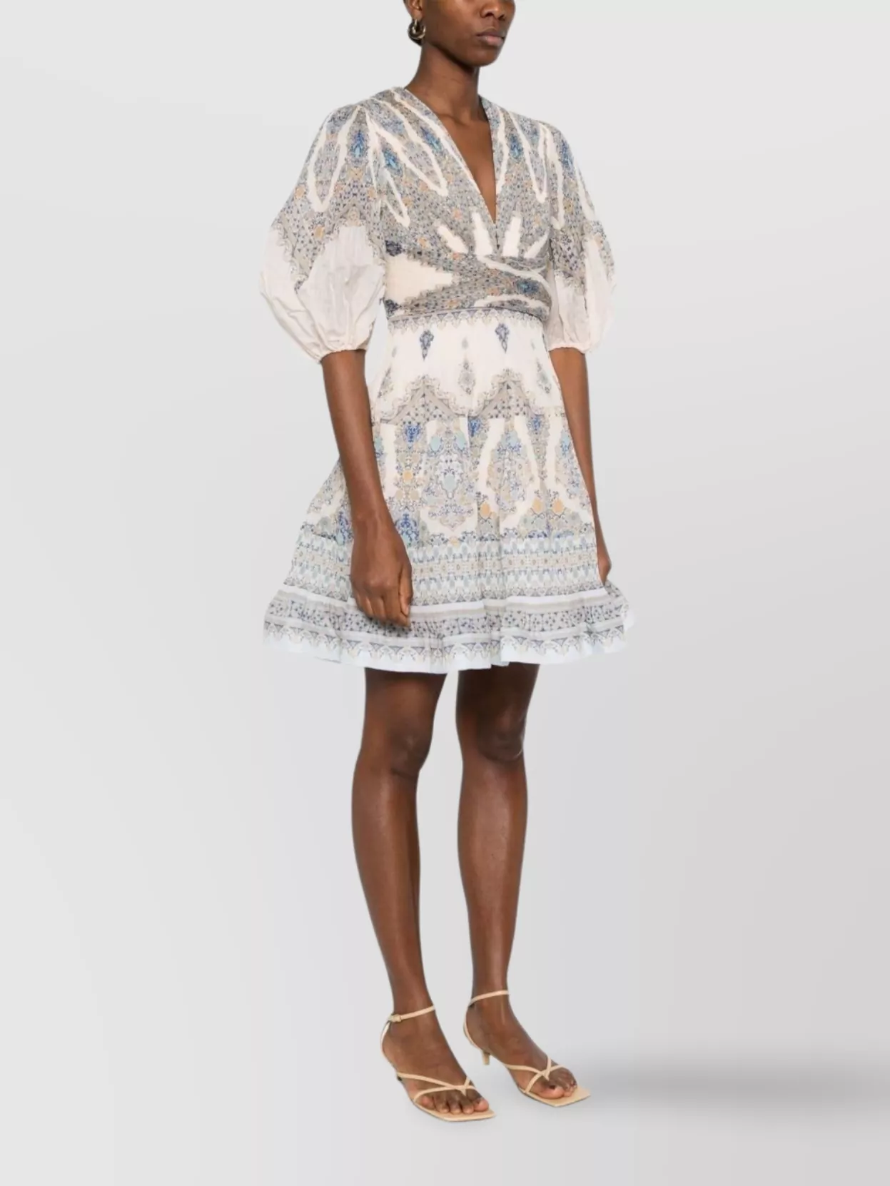 Zimmermann Mini Dress With Printed Intricate Pattern
