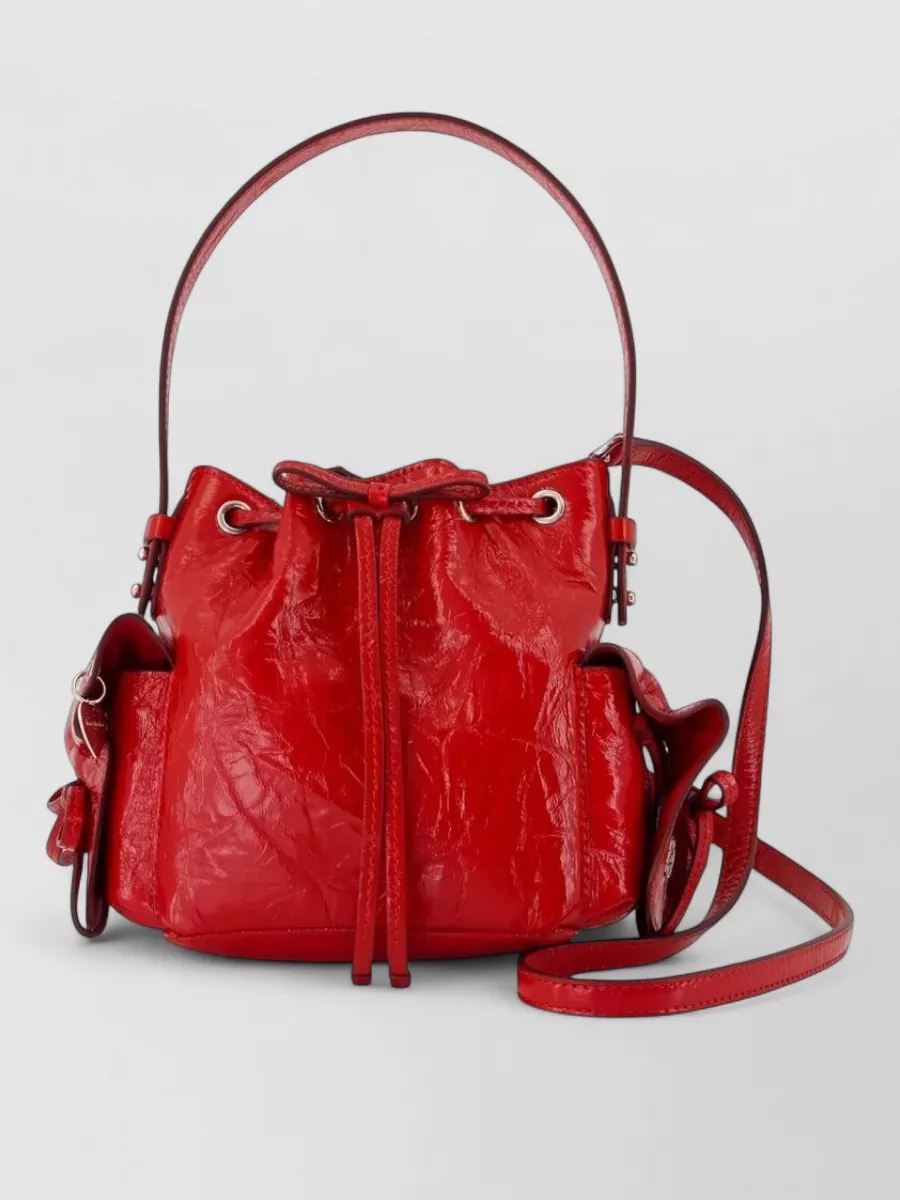 Acne Studios Patent Leather Mini Bucket Bag