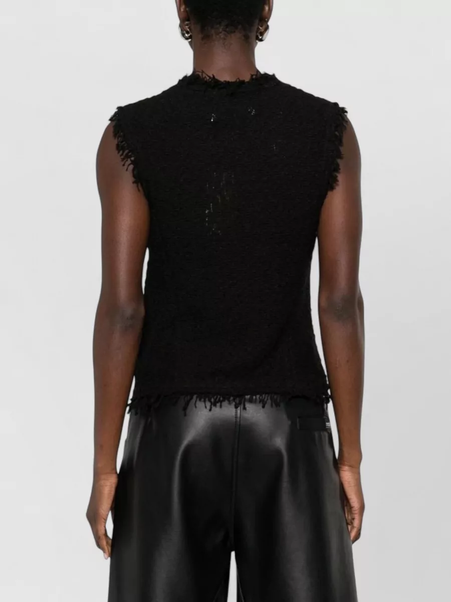 Iro Shanny Cotton Vest Crew Neck Sleeveless