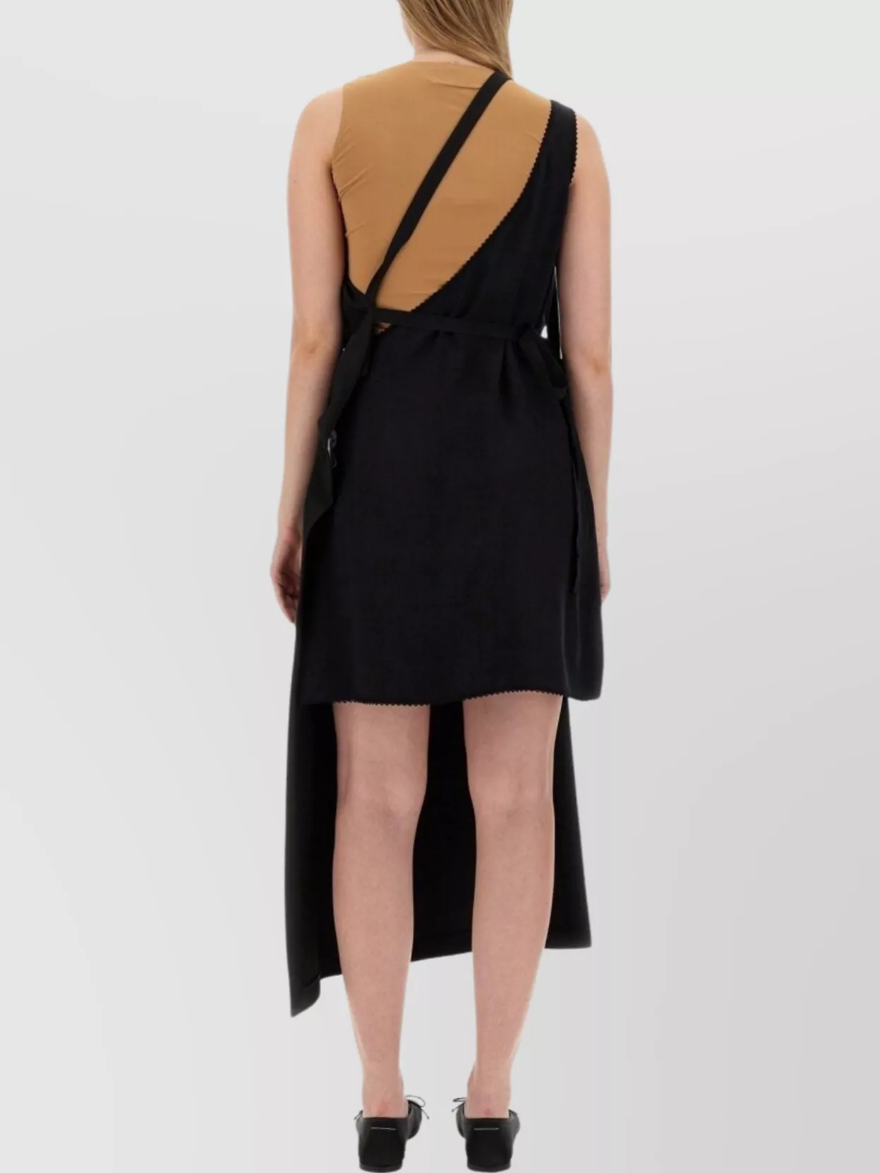 Mm6 Maison Margiela Asymmetrical Top Sleeveless Side Pockets
