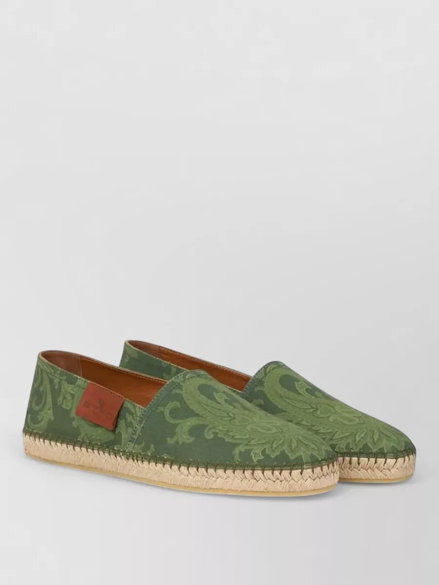 Etro paisley cotton espadrilles