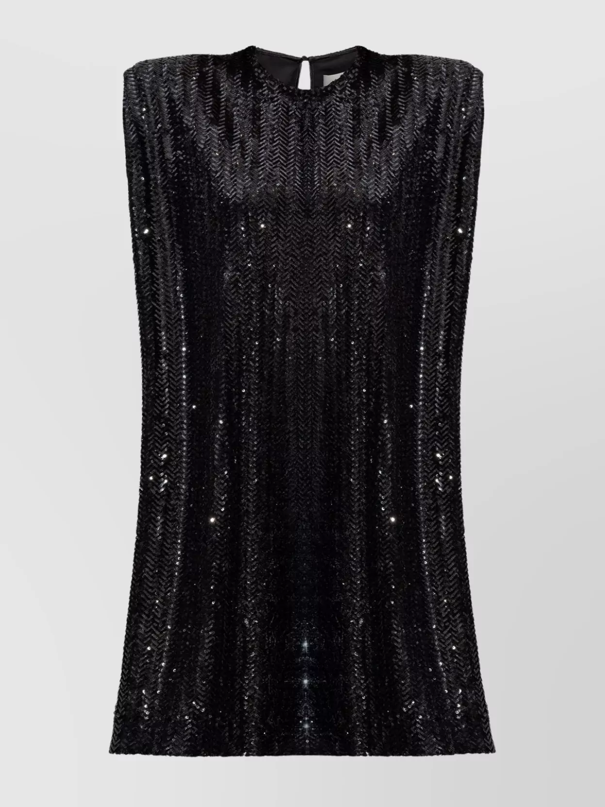 Golden Goose Journey W's Sleeveless T-Shirt Dress Shoulderpads Paillettes