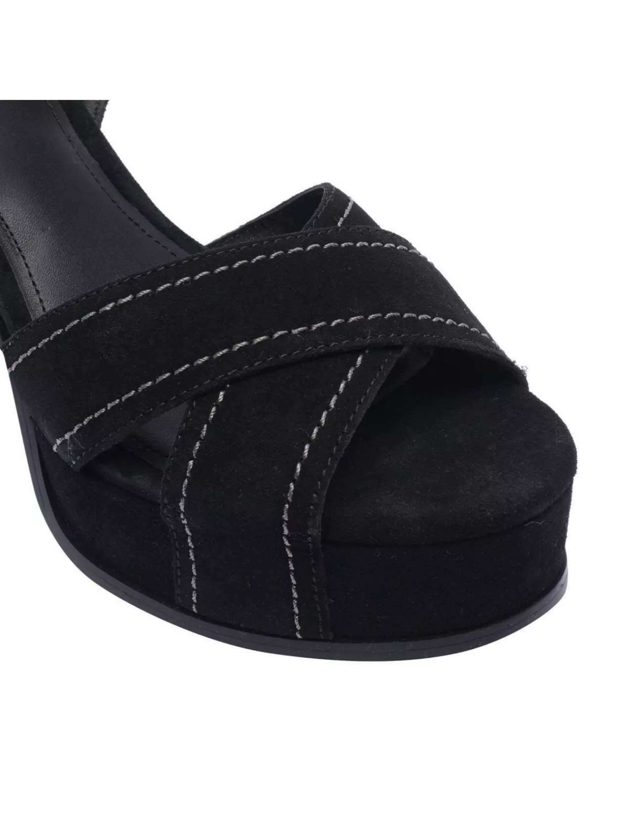 Ash Strappy Block Heel Platform Sandals