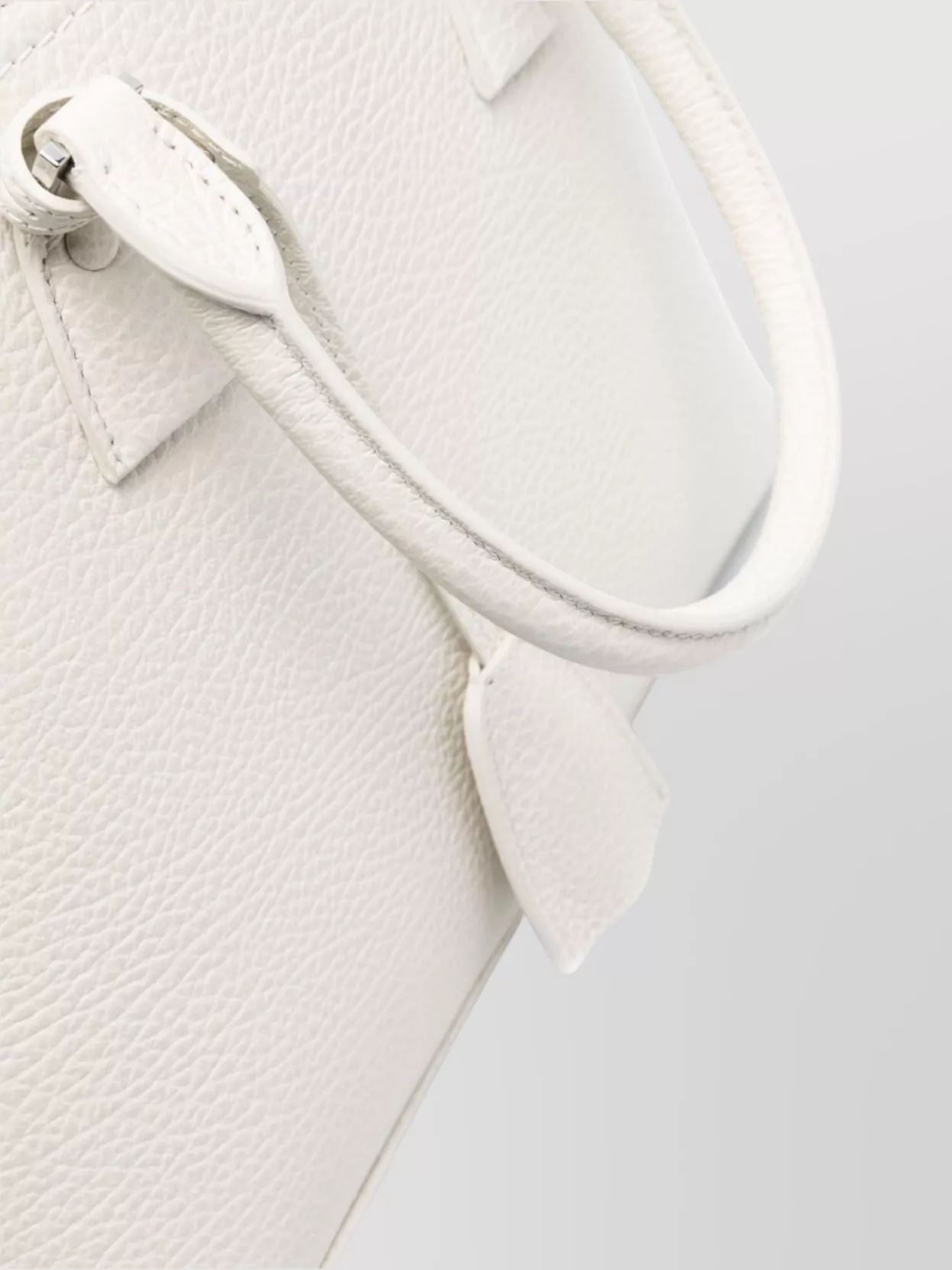 Maison Margiela Textured Top Handle Shoulder Bag With Detachable Strap
