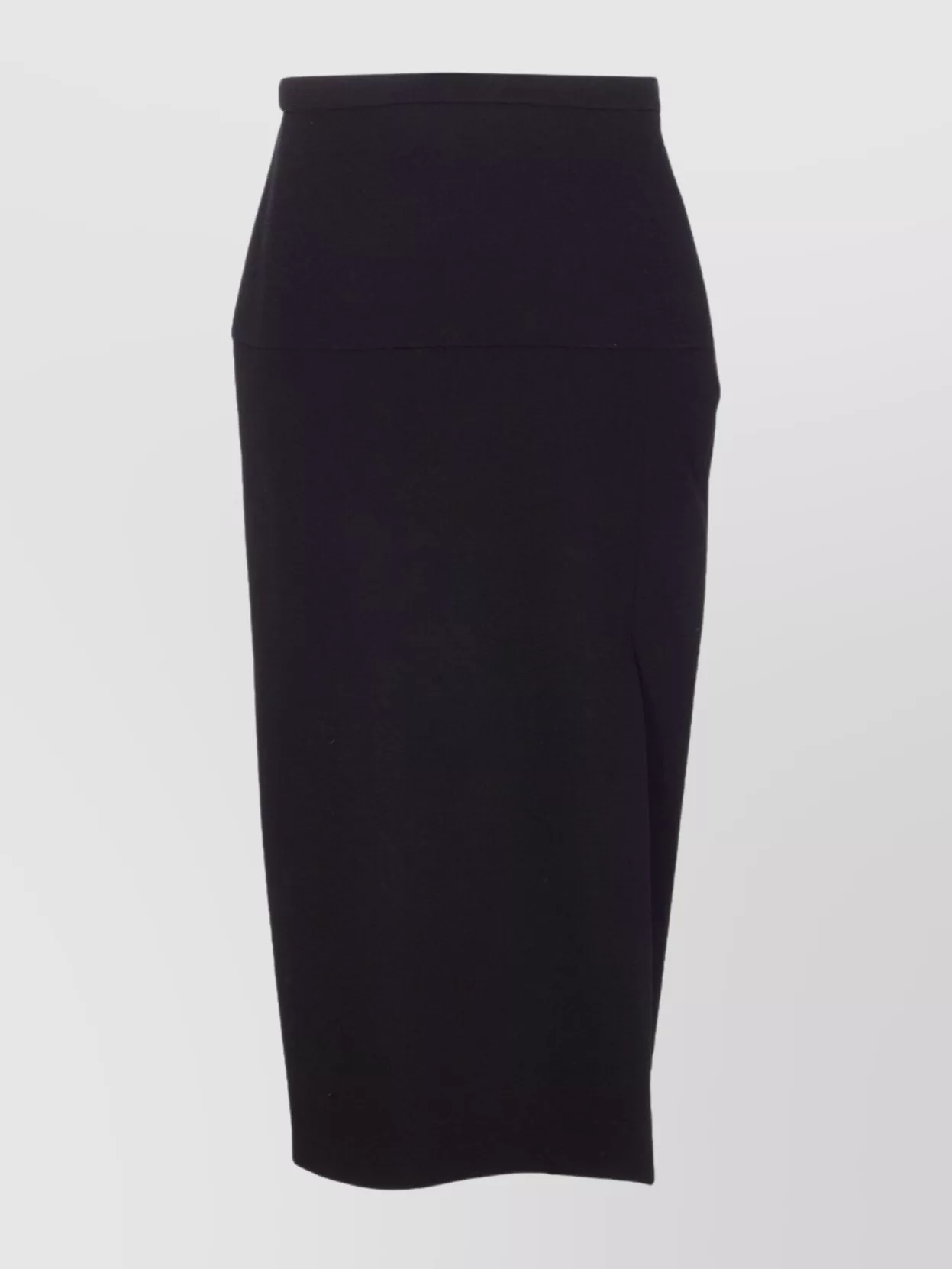 Valentino Garavani High Waist Midi Skirt With Back Slit
