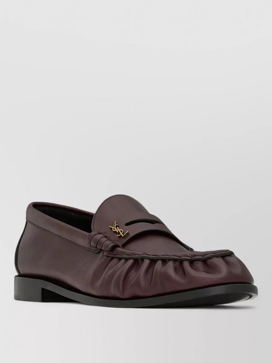 Saint Laurent leather loafers
