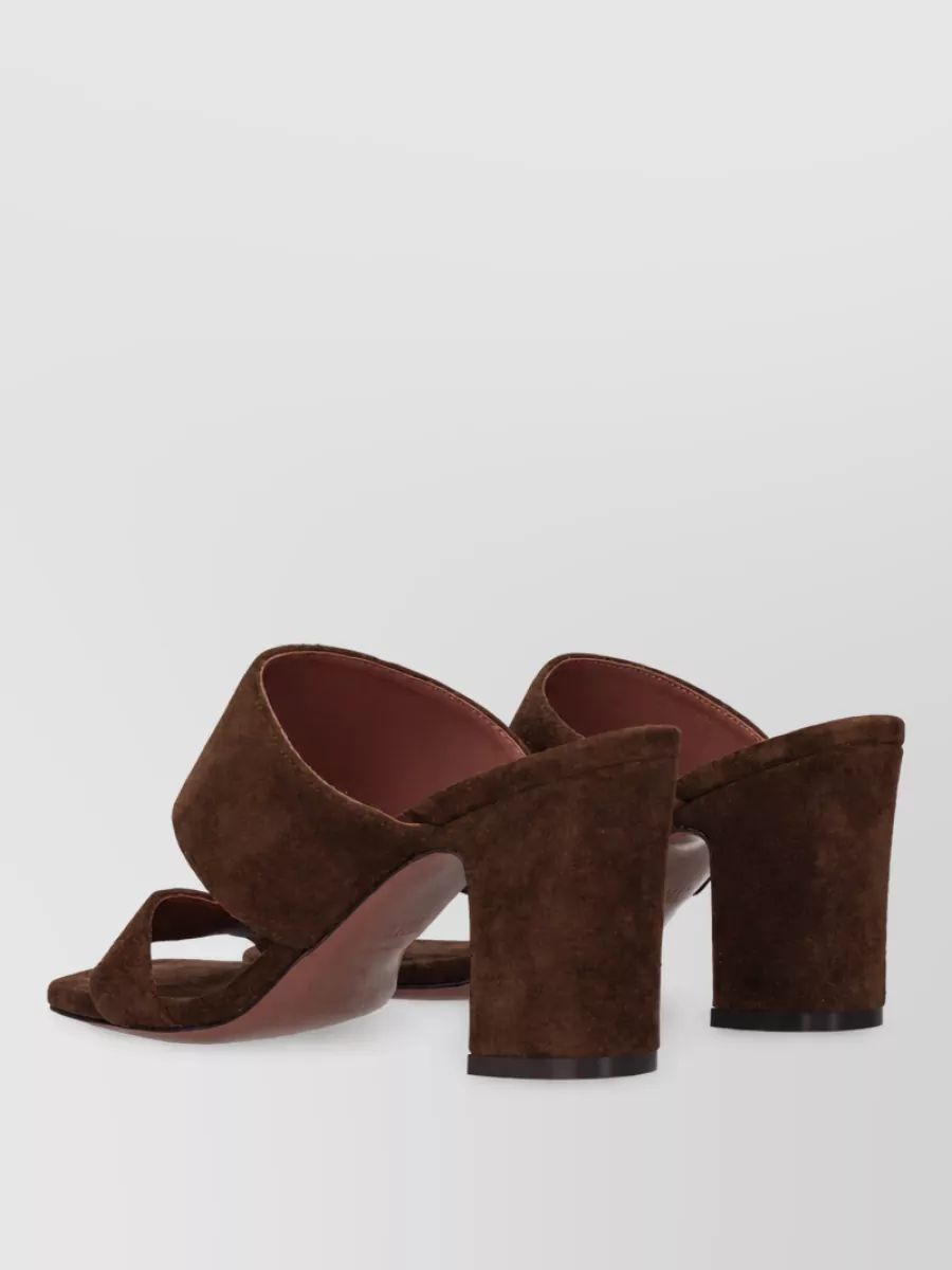 Paris Texas Leather Platform Mules
