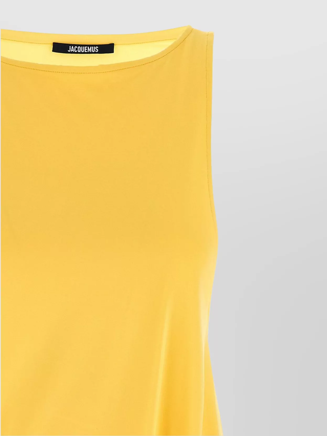 Jacquemus Peplo Sleeveless Draped High-low Dress