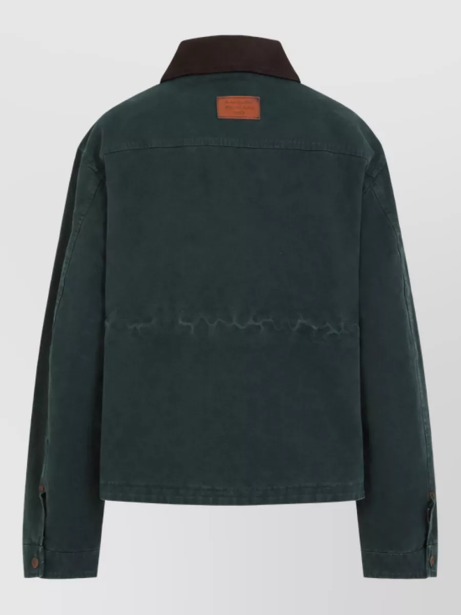 Acne Studios Cotton Single-Breasted Coat