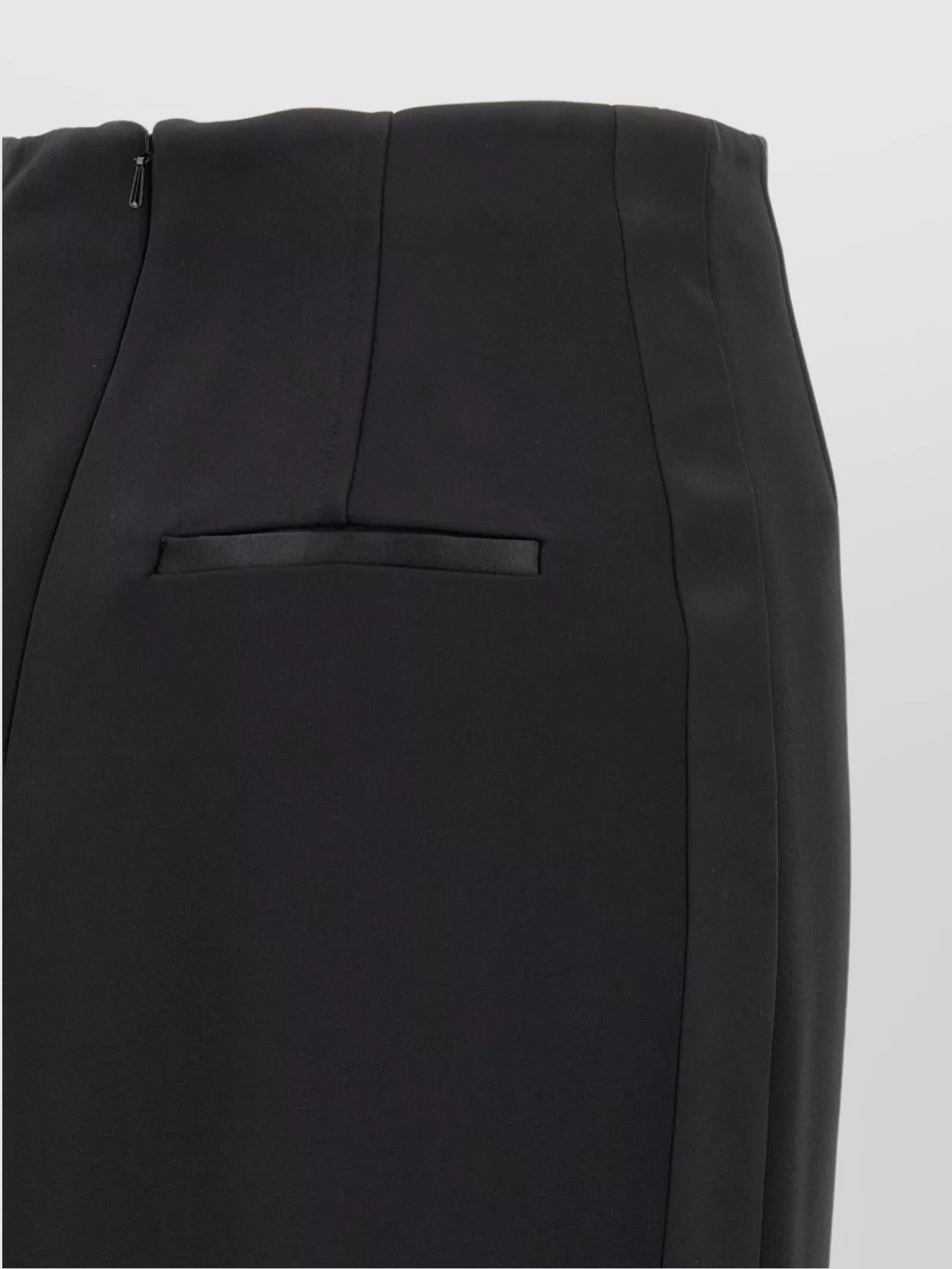 Max Mara High Waist Skirt Back Slit Design