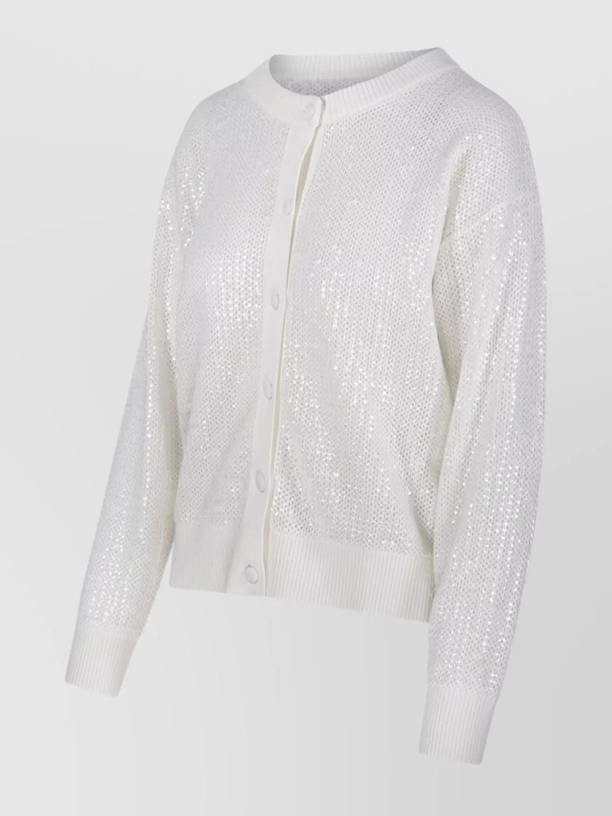 Shop P.a.r.o.s.h Knitwear Embellished Round Neck