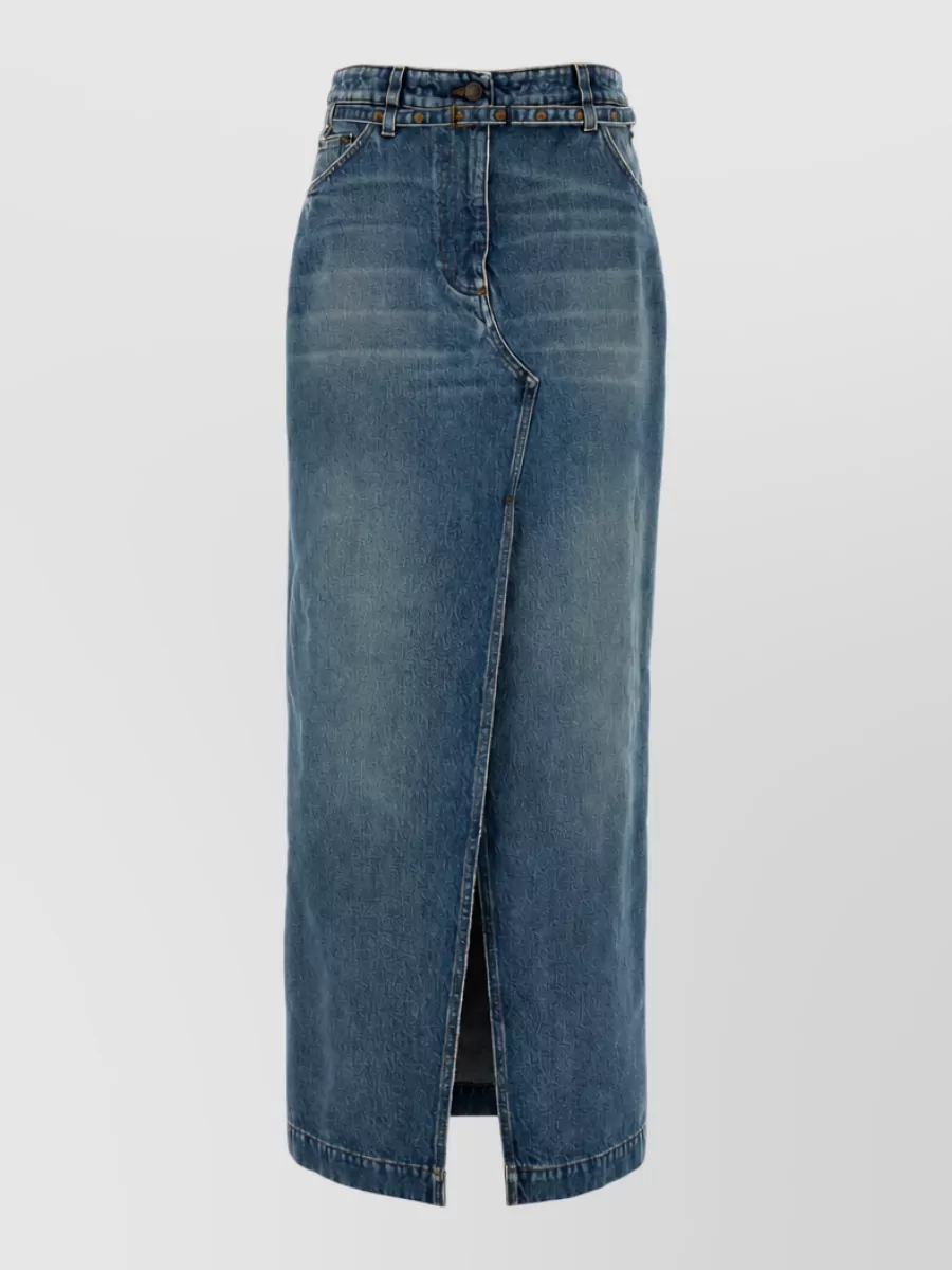 Dries Van Noten denim silvannaz skirt