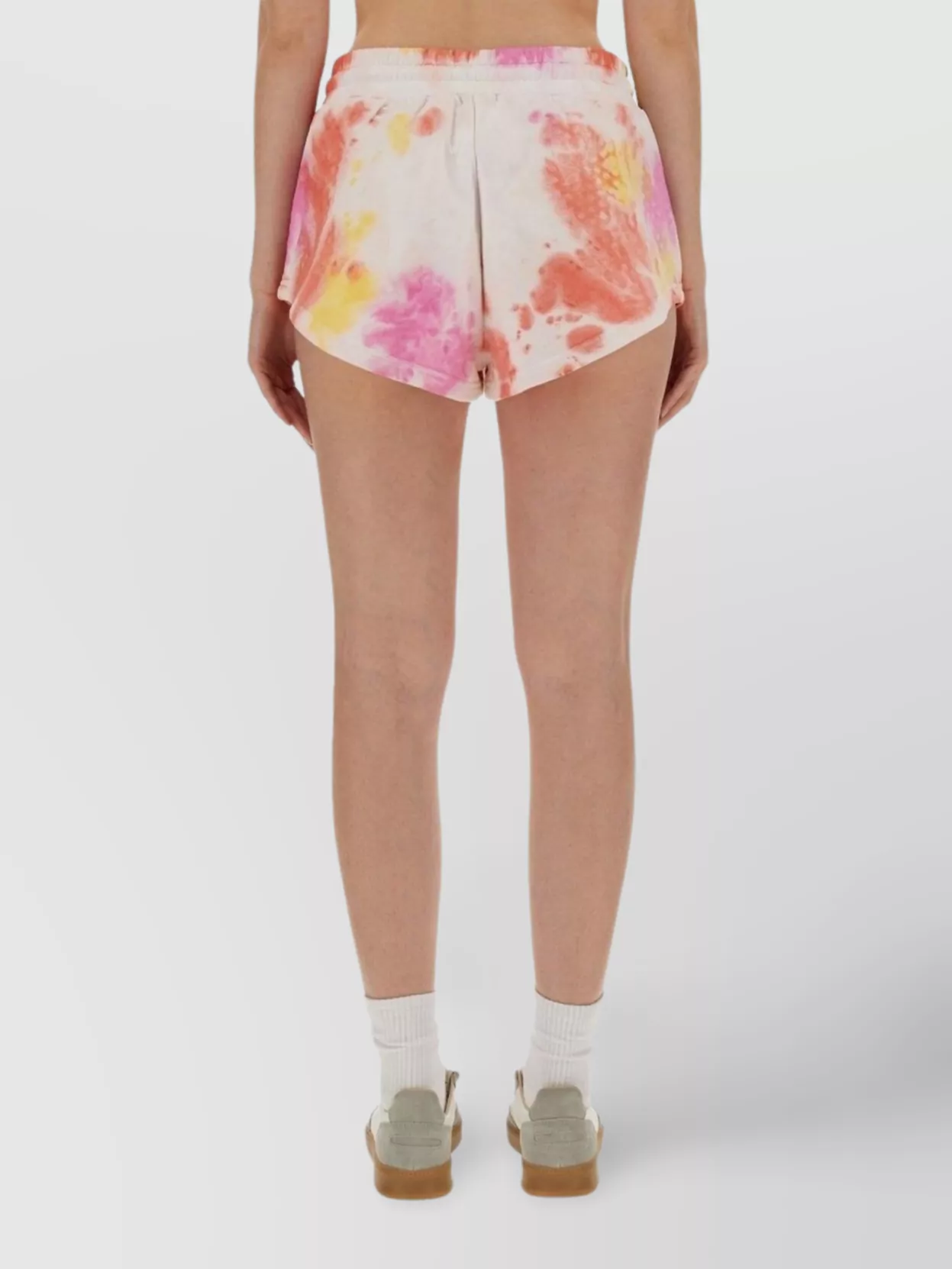 Msgm Tie-dye Sleeveless Drawstring Top