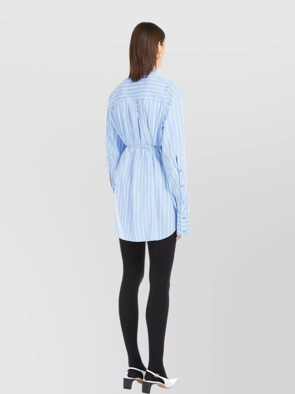 Sportmax Lapel Long-sleeved Dress