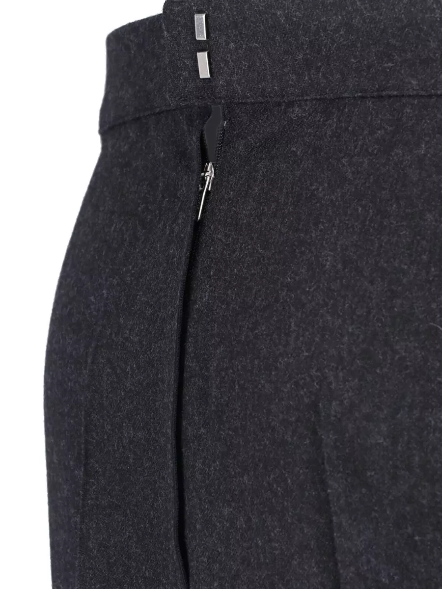 Victoria Beckham Wool Wide-Leg Trousers