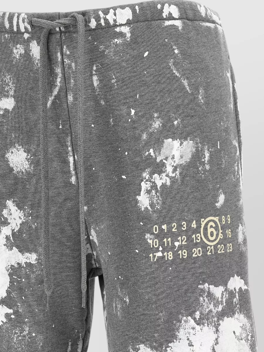 Mm6 Maison Margiela Cotton Straight-Leg Joggers