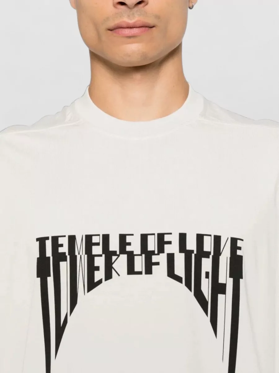 Rick Owens Drkshdw Ribbed Oversized Sleeveless Cotton T-Shirt