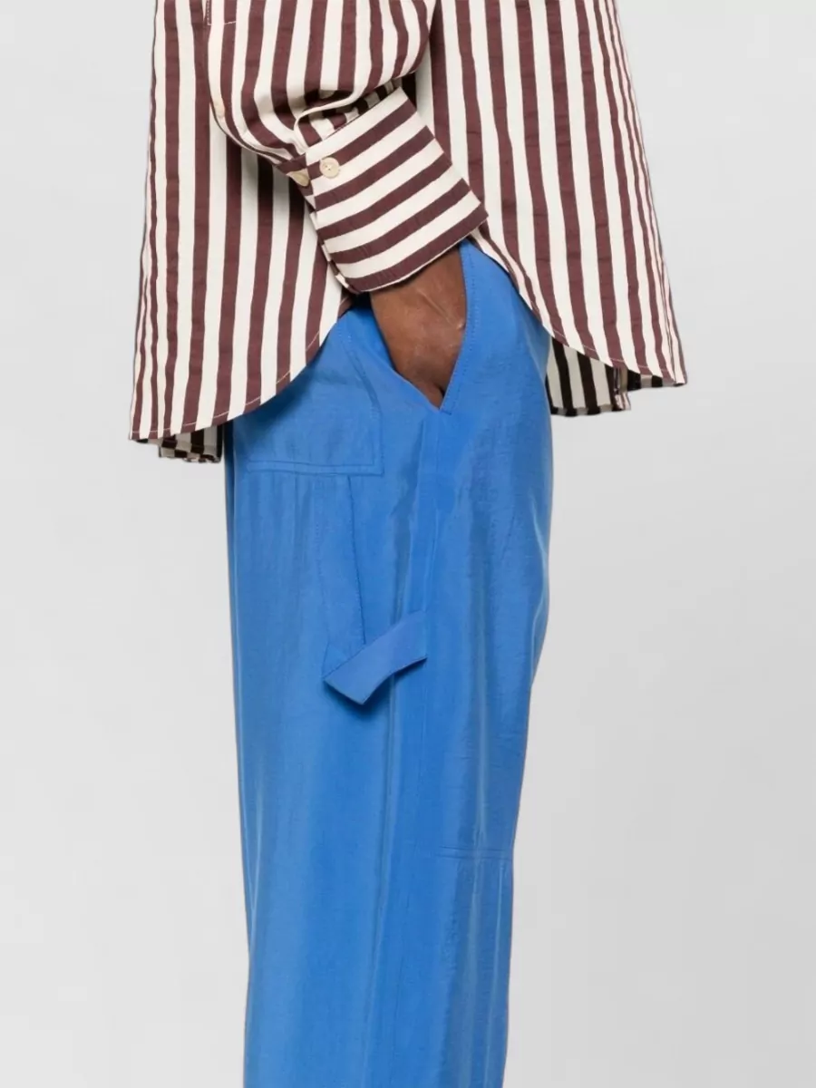 Alysi Belted Wide-Leg Trousers