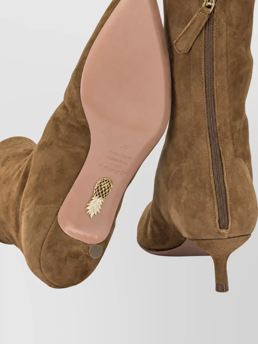 Aquazzura Leather Ankle Boots