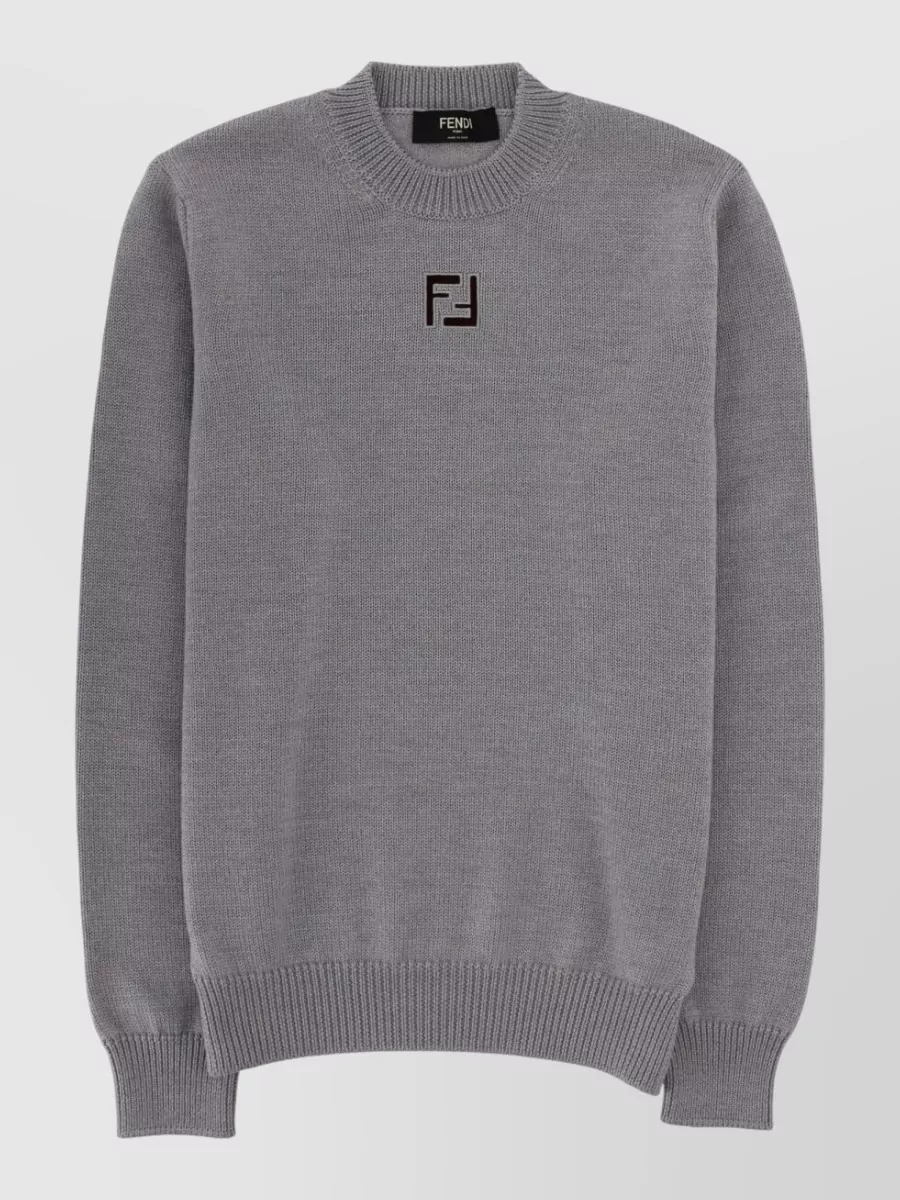 Fendi virgin wool regular-fit jumper