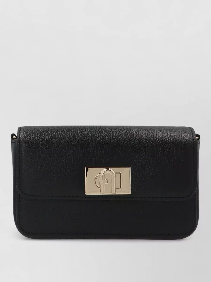 Furla 1927 mini leather clutch bag