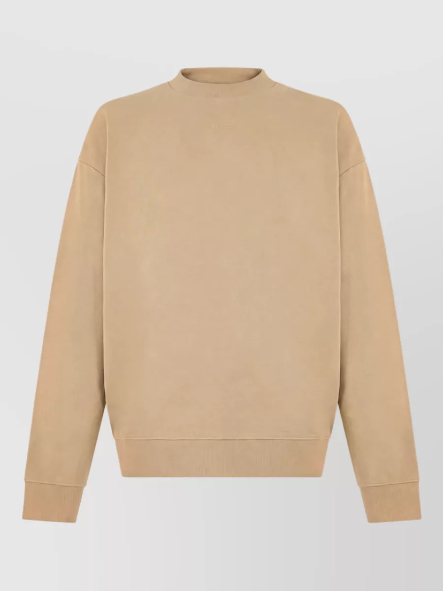 Boss cotton regular-fit crew-neck sweatshirt