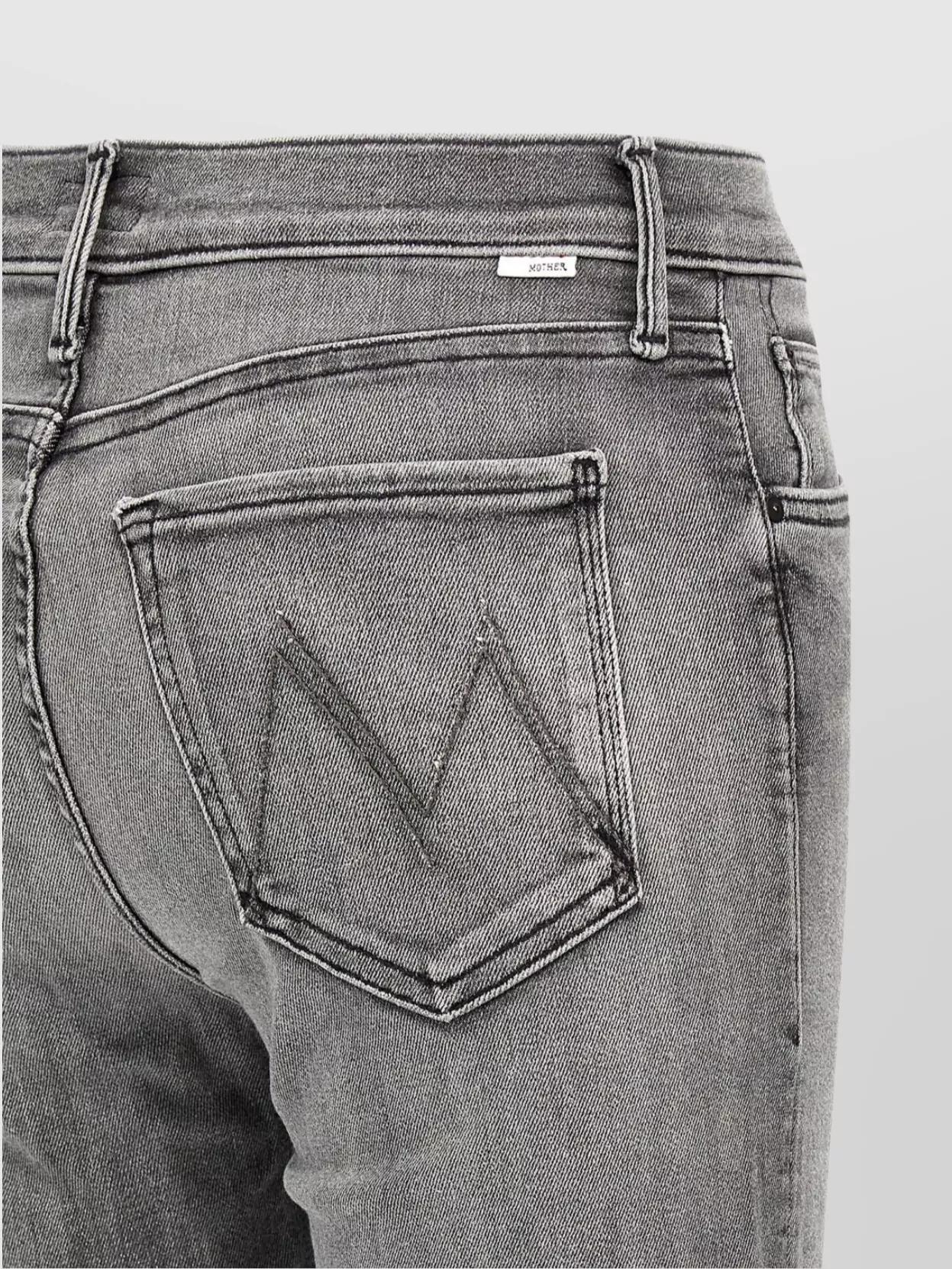 Mother The Pixie Mid Rise Dazzler Ankle Jeans