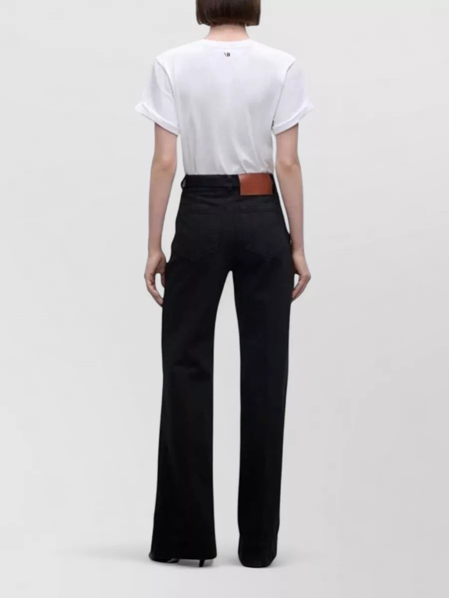 Victoria Beckham Denim High-Rise Wide-Leg Jeans