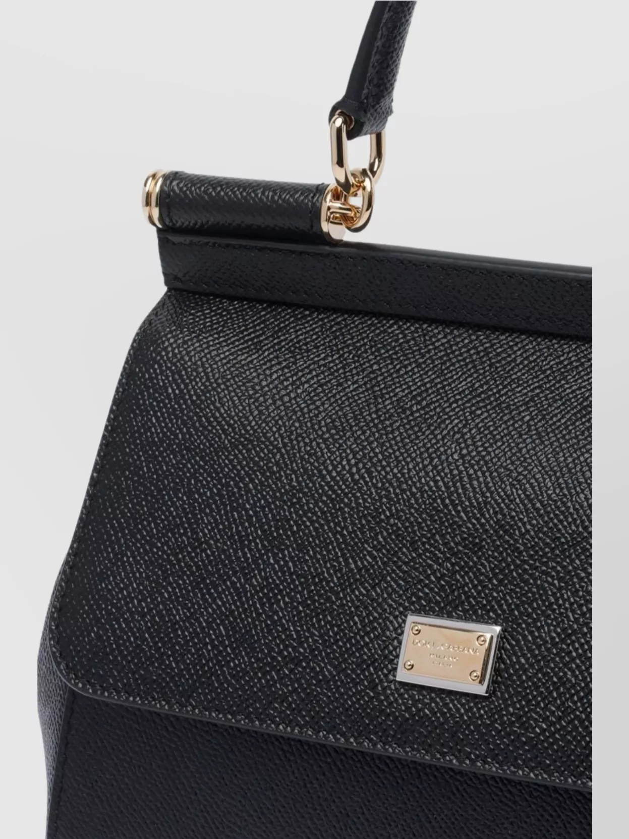 Dolce&Gabbana Sicily Medium Top Handle Cross-Body Bag