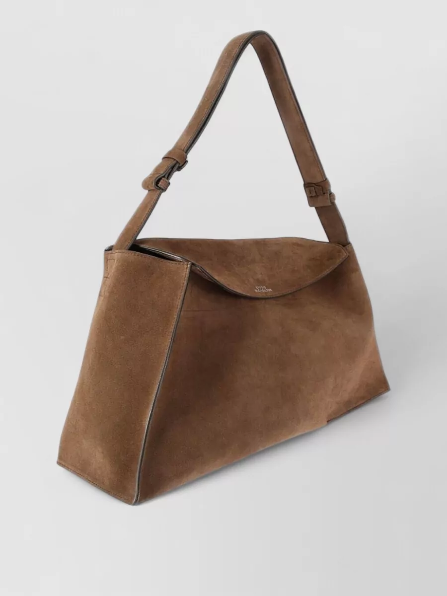 Studio Nicholson Suede Leather Shoulder Bag