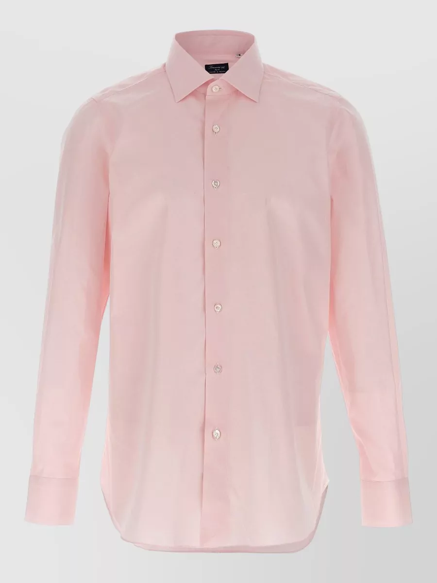 Finamore cotton long-sleeve shirt