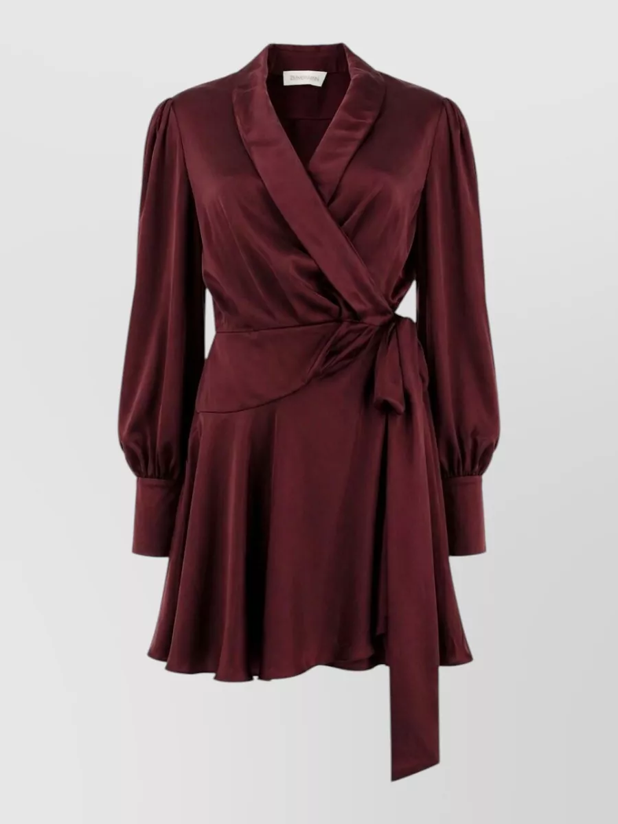 Zimmermann Silk wrap mini dress